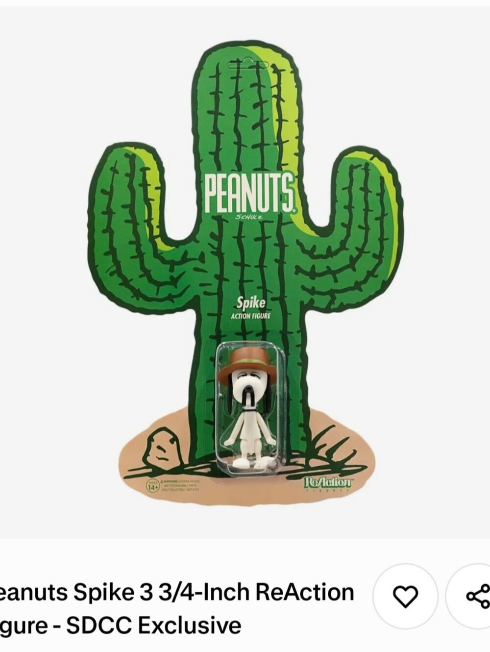 Set Of 5 Peanuts Super 7 Reactions Figures